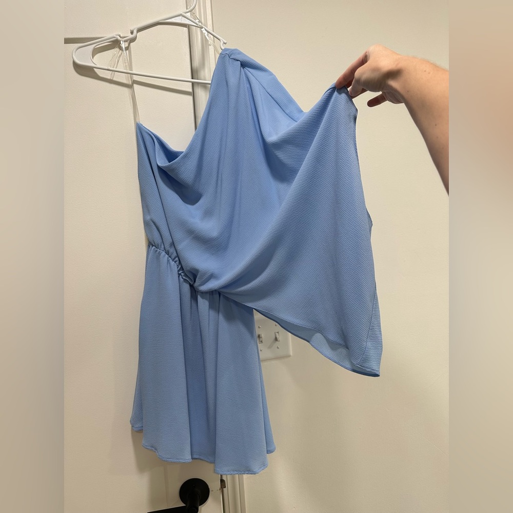 One shoulder dress